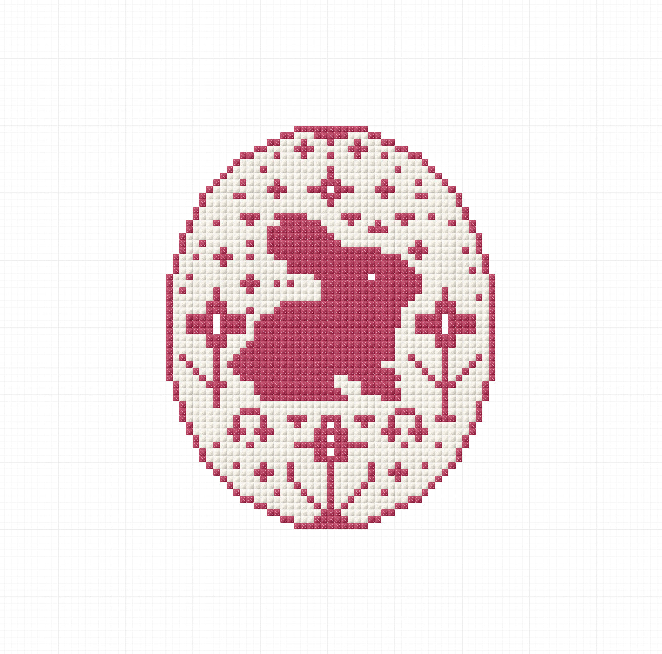 Bunny Ornament Digital Chart