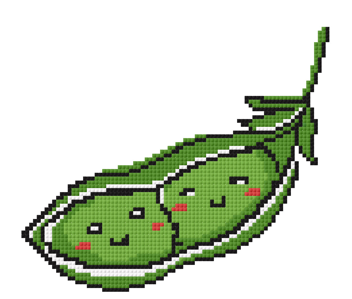 Two Peas in a Pod Digital Chart
