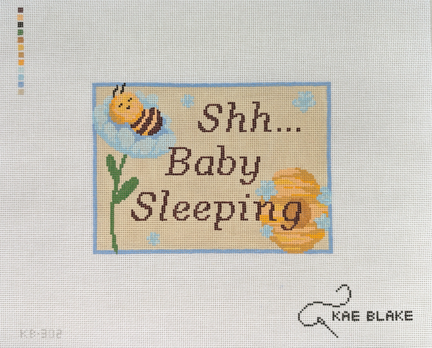 Shh, Baby Sleeping (Blue)