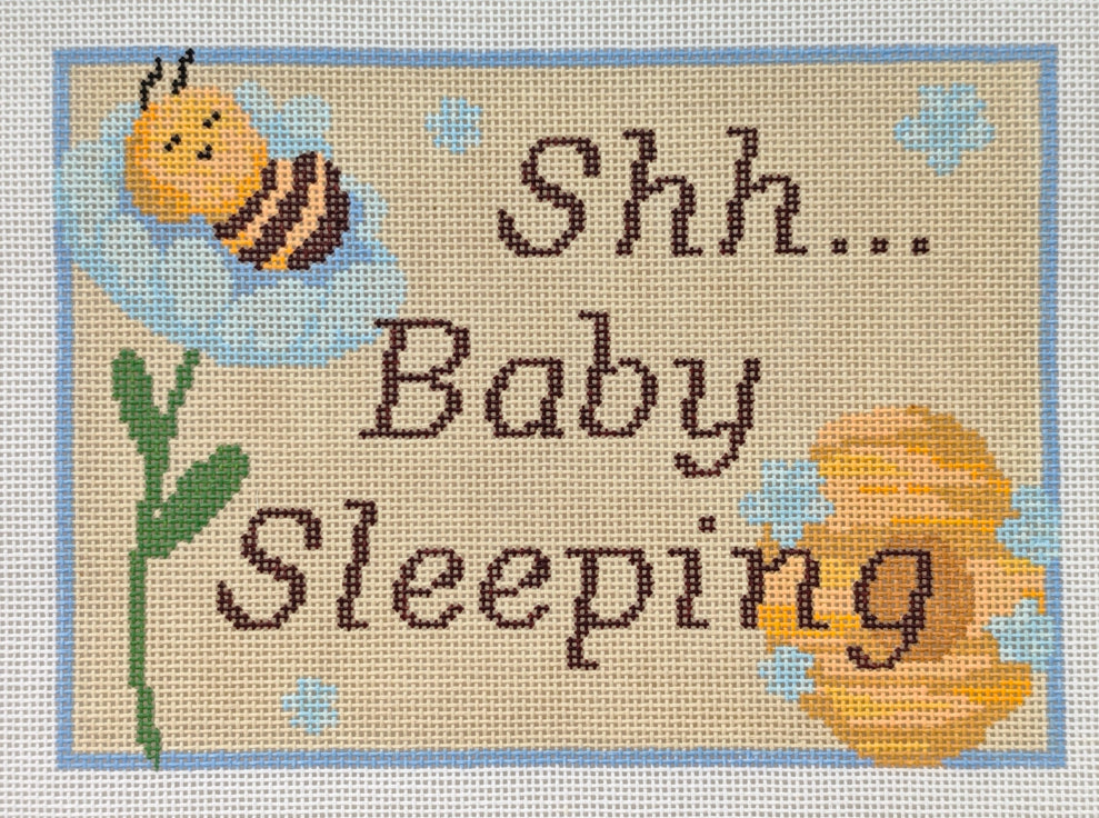 Shh, Baby Sleeping (Blue)