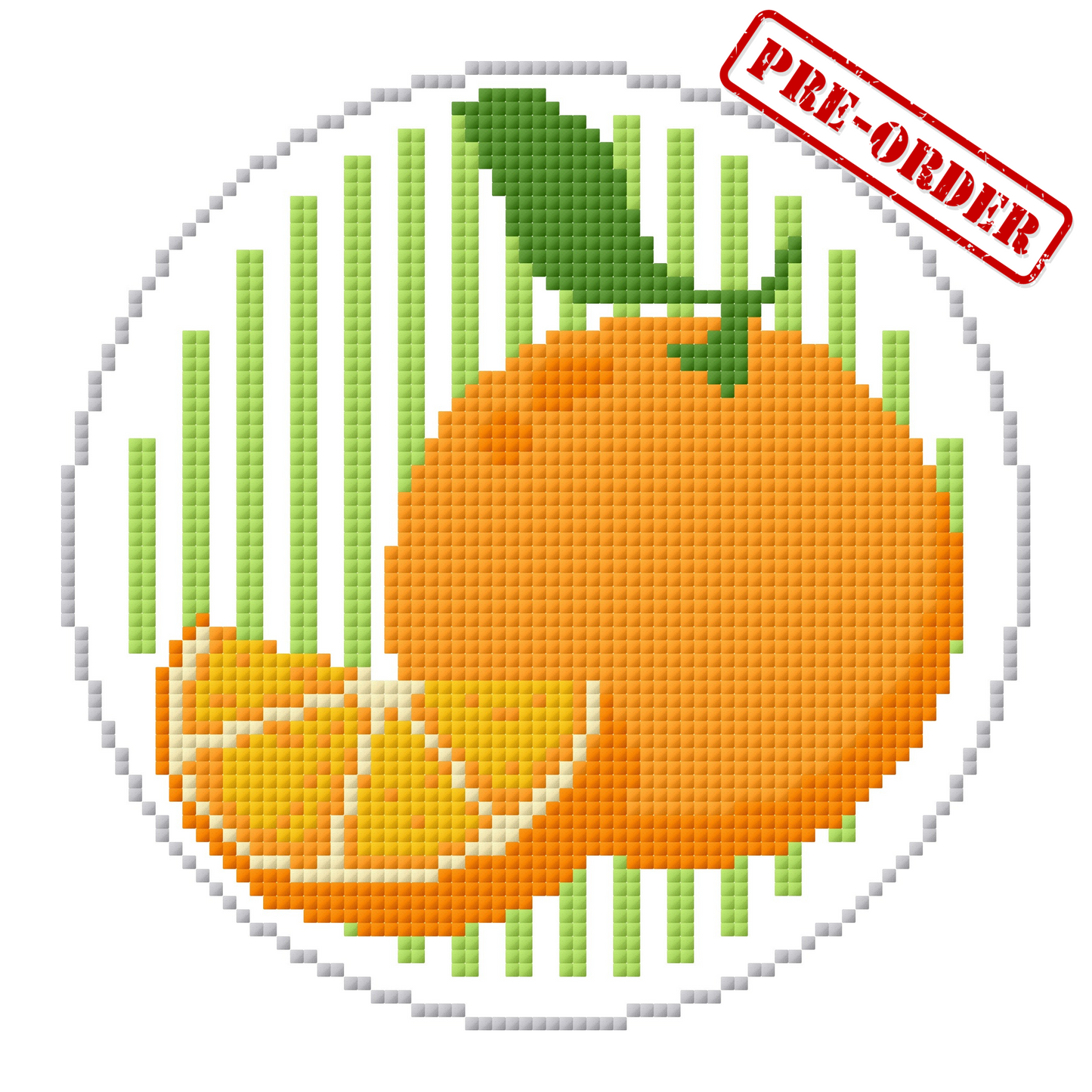 Pinstripe Orange